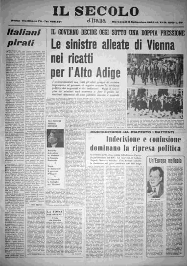 mercoledì 11 settembre 1963
