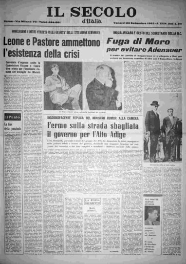 venerdì 20 settembre 1963