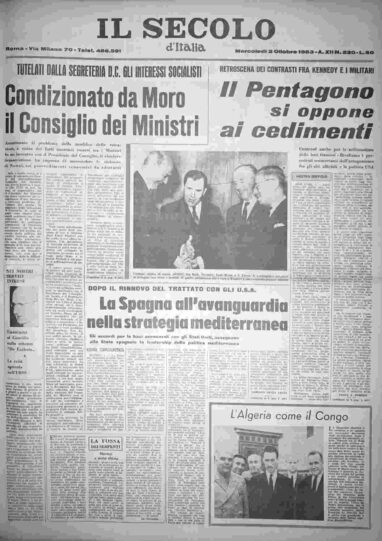 mercoledì 2 ottobre 1963