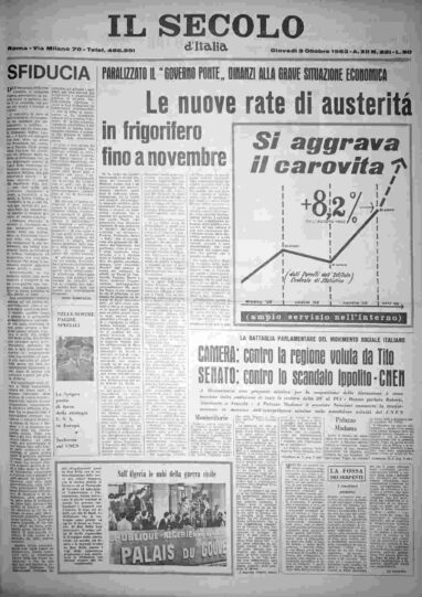 giovedì 3 ottobre 1963