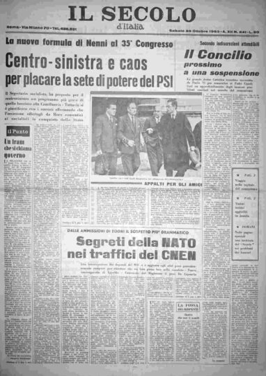 sabato 26 ottobre 1963