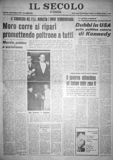 giovedì 31 ottobre 1963