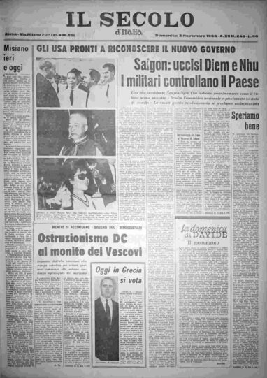 domenica 3 novembre 1963