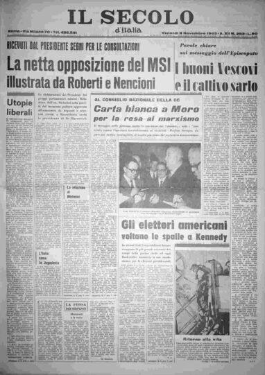 venerdì 8 novembre 1963