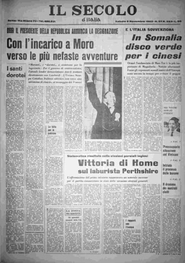sabato 9 novembre 1963