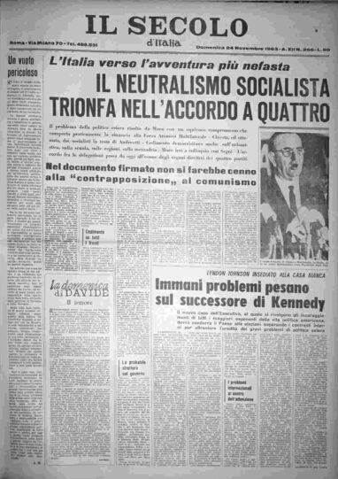 domenica 24 novembre 1963