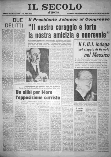 giovedì 28 novembre 1963