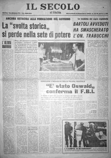 mercoledì 4 dicembre 1963