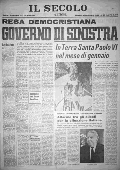 giovedì 5 dicembre 1963