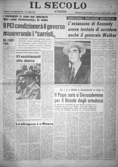 sabato 7 dicembre 1963