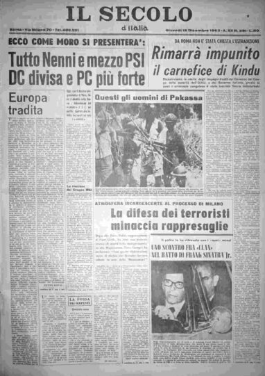 giovedì 12 dicembre 1963