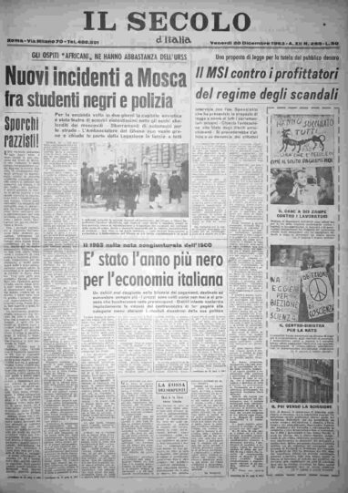 venerdì 20 dicembre 1963