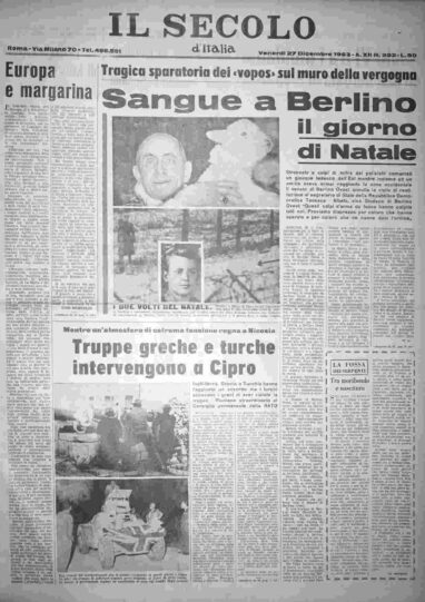 venerdì 27 dicembre 1963