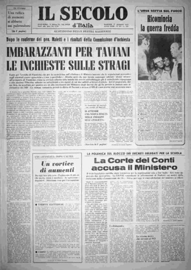 martedì 27 agosto 1974