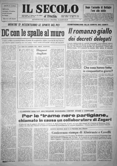 mercoledì 4 settembre 1974