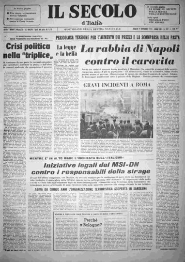 sabato 7 settembre 1974