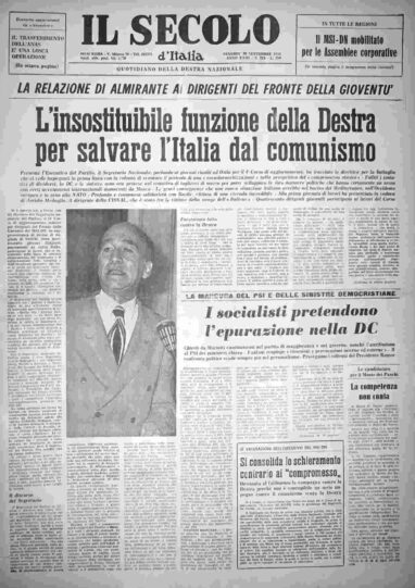 venerdì 20 settembre 1974