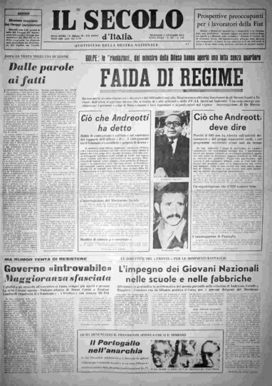 martedì 1 ottobre 1974