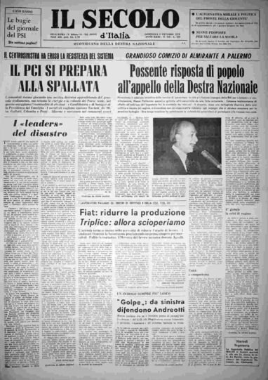 domenica 6 ottobre 1974