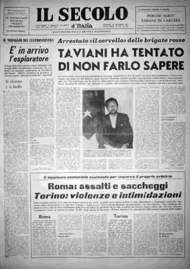 giovedì 10 ottobre 1974