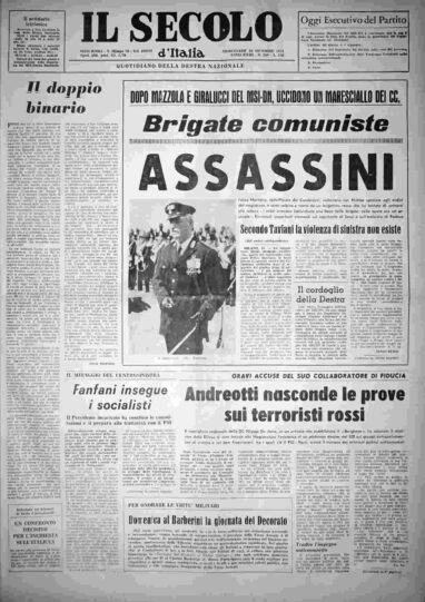 mercoledì 16 ottobre 1974