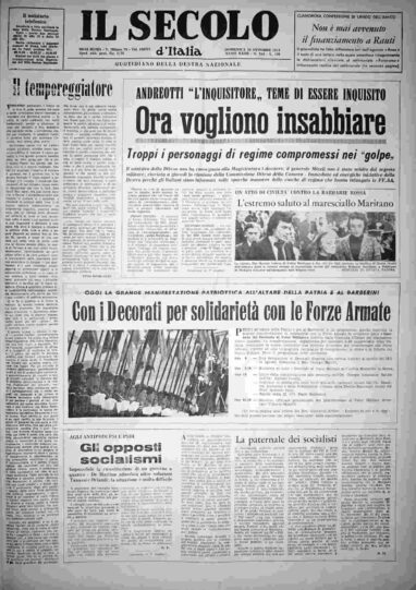 domenica 20 ottobre 1974