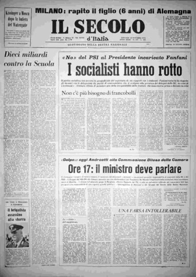 giovedì 24 ottobre 1974