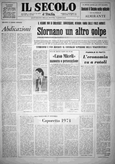 domenica 3 novembre 1974