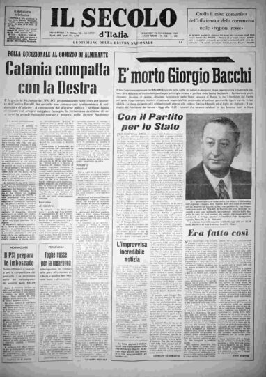 martedì 26 novembre 1974