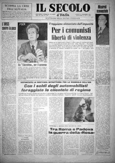 sabato 30 novembre 1974