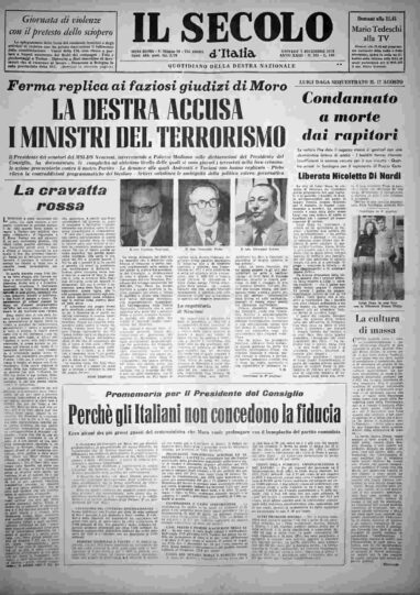 giovedì 5 dicembre 1974