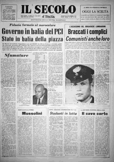 domenica 8 dicembre 1974