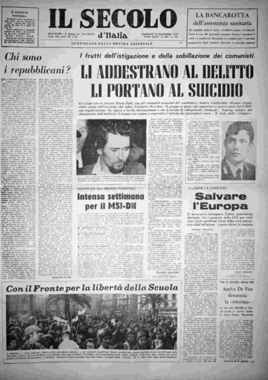 martedì 10 dicembre 1974