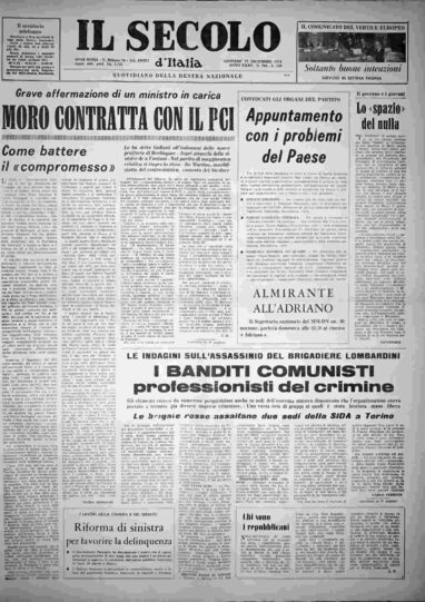 giovedì 12 dicembre 1974