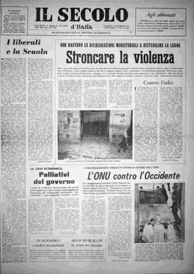 venerdì 27 dicembre 1974