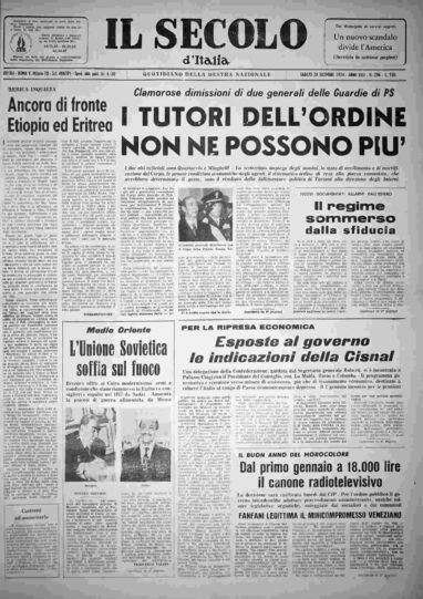 sabato 28 dicembre 1974