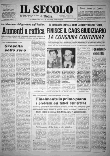martedì 31 dicembre 1974