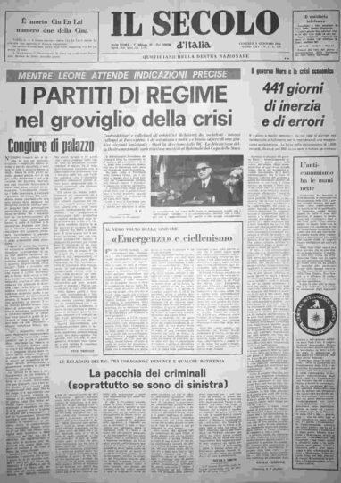 venerdì 9 gennaio 1976
