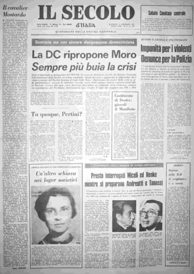 martedì 13 gennaio 1976