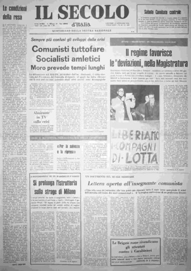giovedì 15 gennaio 1976