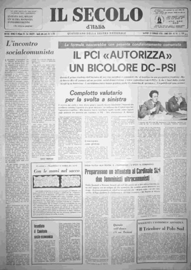 giovedì 22 gennaio 1976