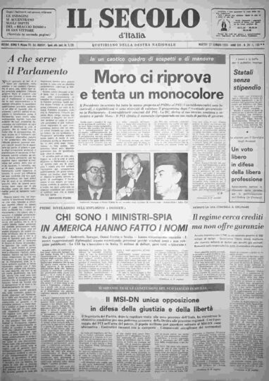 martedì 27 gennaio 1976