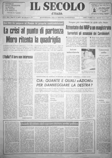 giovedì 29 gennaio 1976