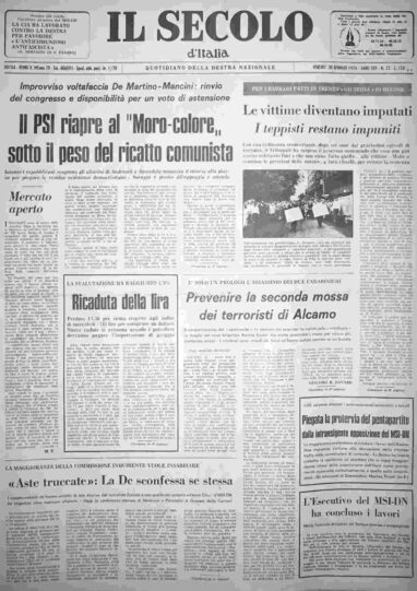 venerdì 30 gennaio 1976