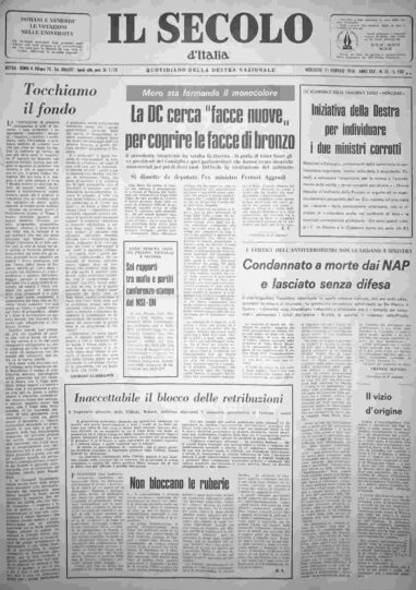 mercoledì 11 febbraio 1976