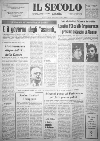 lunedì 23 febbraio 1976