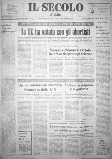 venerdì 27 febbraio 1976