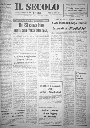 mercoledì 3 marzo 1976