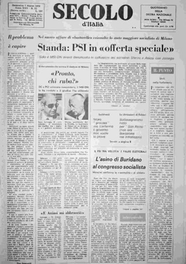 domenica 7 marzo 1976
