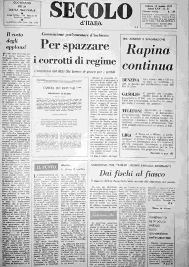 sabato 13 marzo 1976